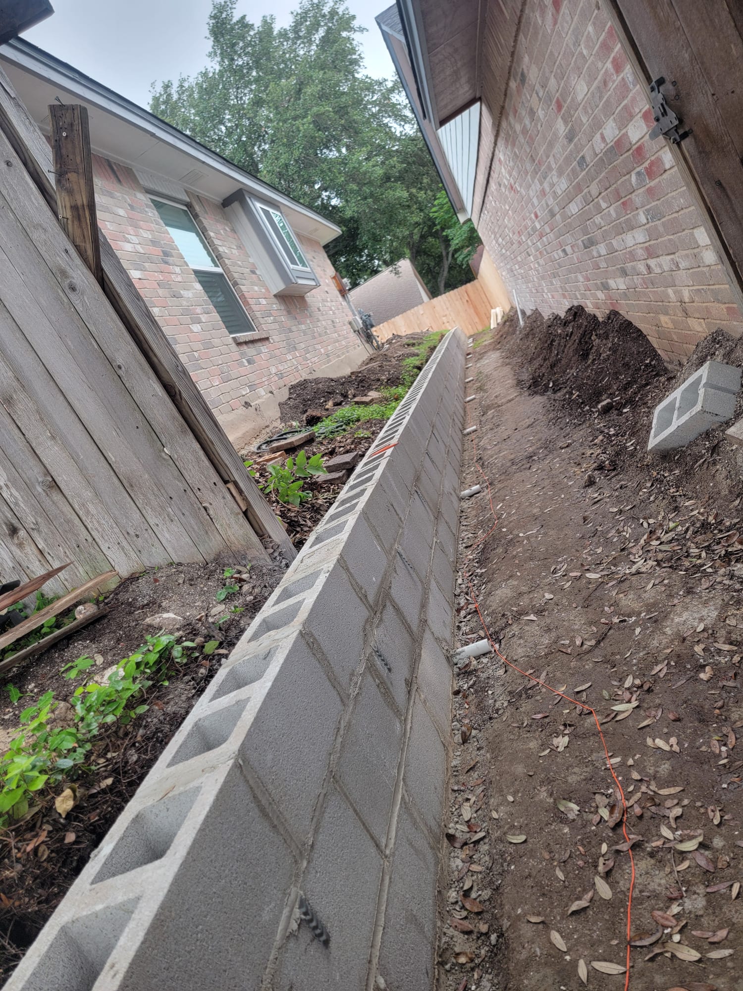 Retaining wall project 6